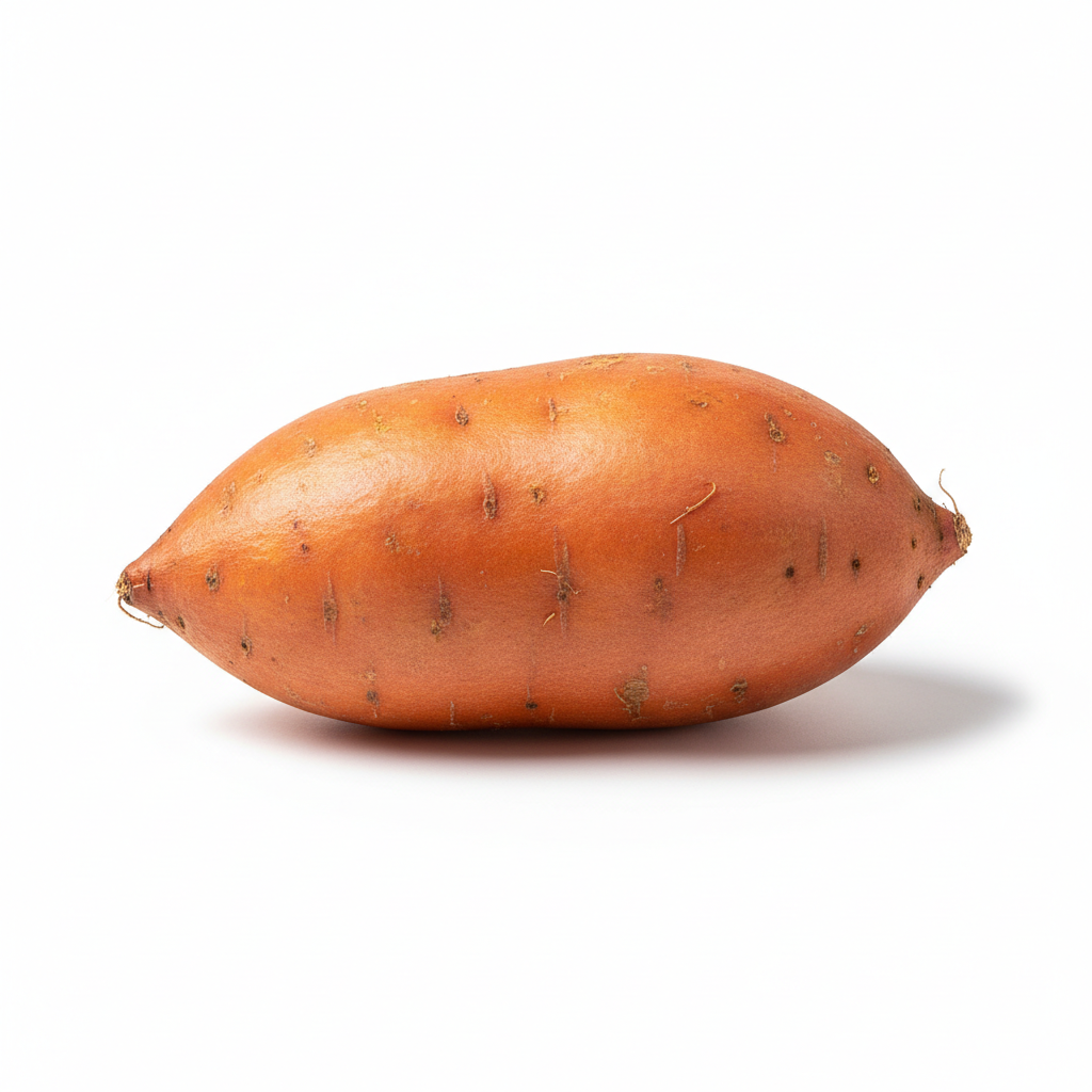 Fresh organic orange kumara