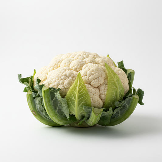 Fresh organic cauliflower