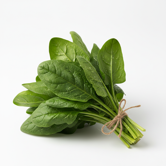 Fresh organic spinach
