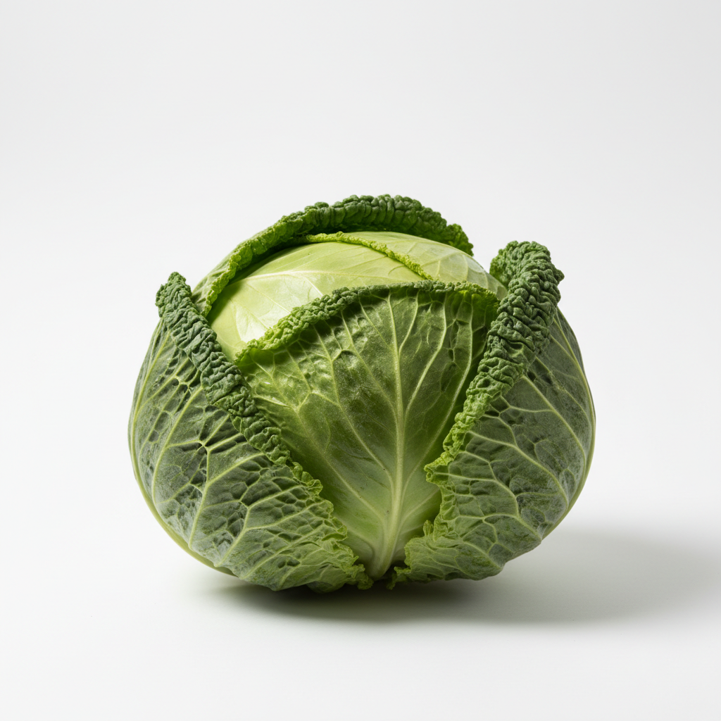 Fresh organic green cabbage