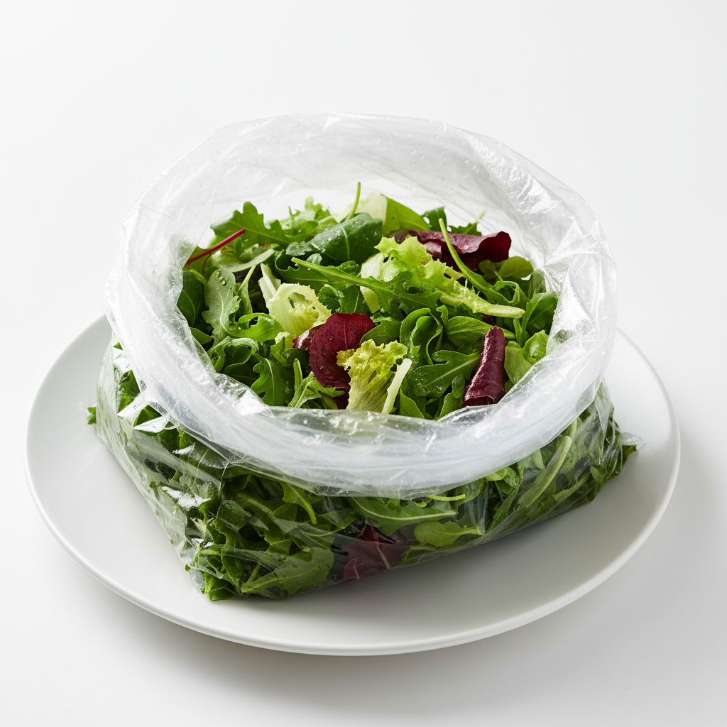 Organic mixed salad bag