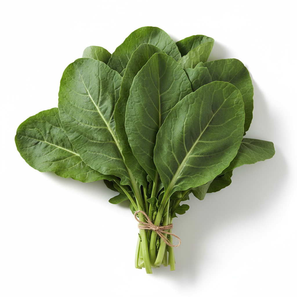 Organic collard greens bunch